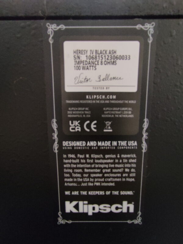 KLIPSCH HERESY IV - immagine 5